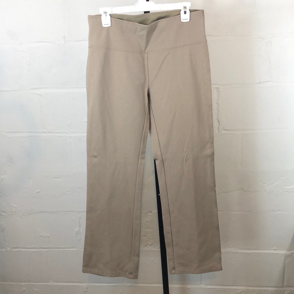 Soft Surroundings Slimming Bootcut Pants Size M Tan #c36